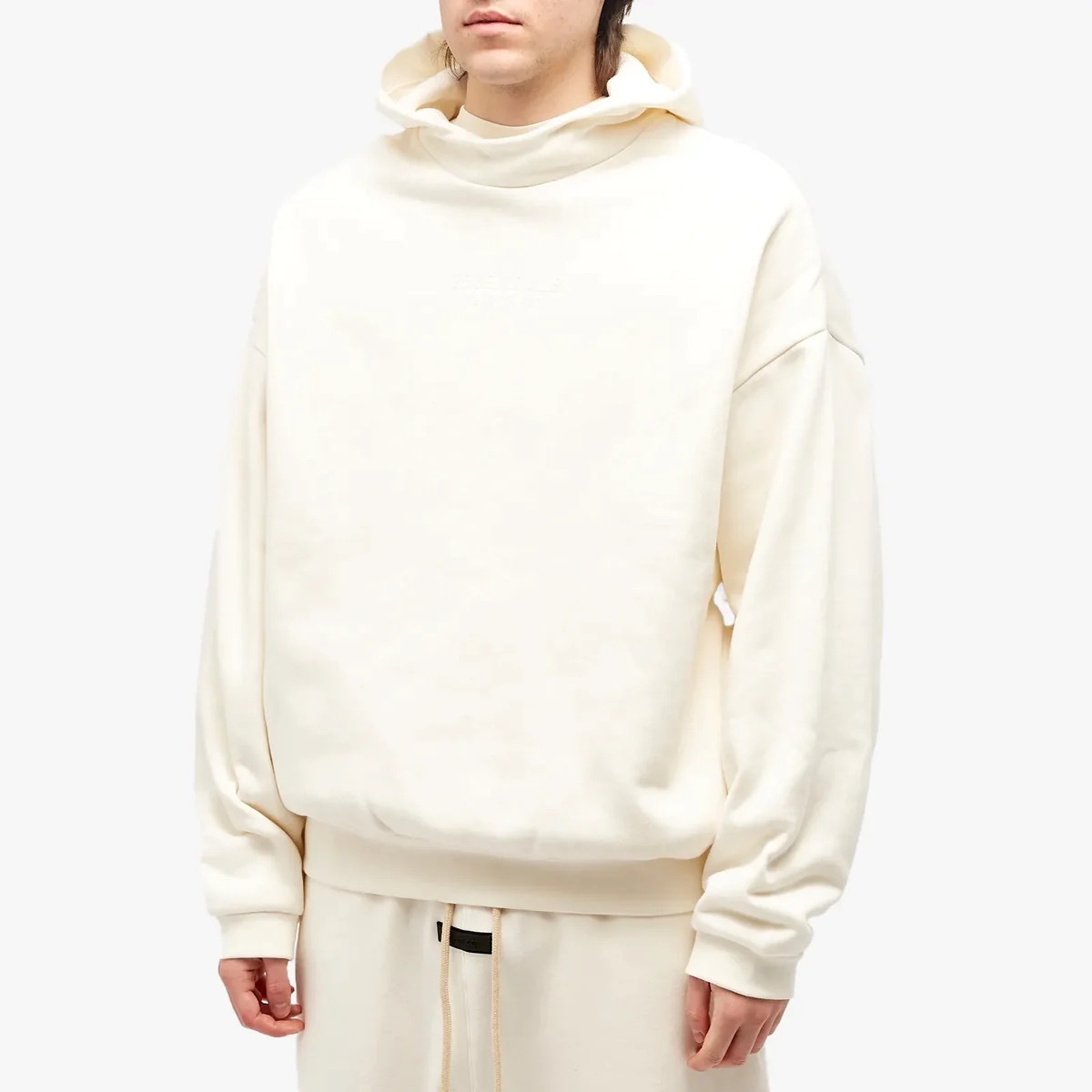FEAR OF GOD ESSENTIALS HOODIE FW23 CLOUD DANCER