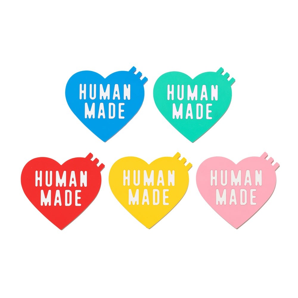 特價現貨┃HUMAN MADE HEART RUBBER COASTER 心型 橡膠 杯墊