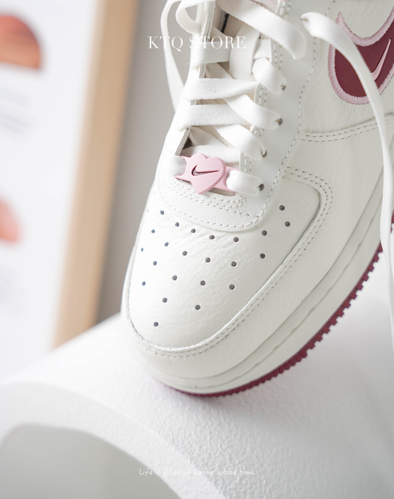 KTQ STORE ‧ Nike Air Force 1 Low 情人節 櫻桃 小勾 紅色 限量 女鞋 FD4616-161