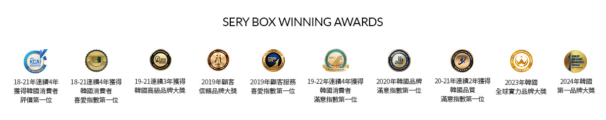 serybox，seryboxhk，獲獎紀錄，韓國品牌大獎