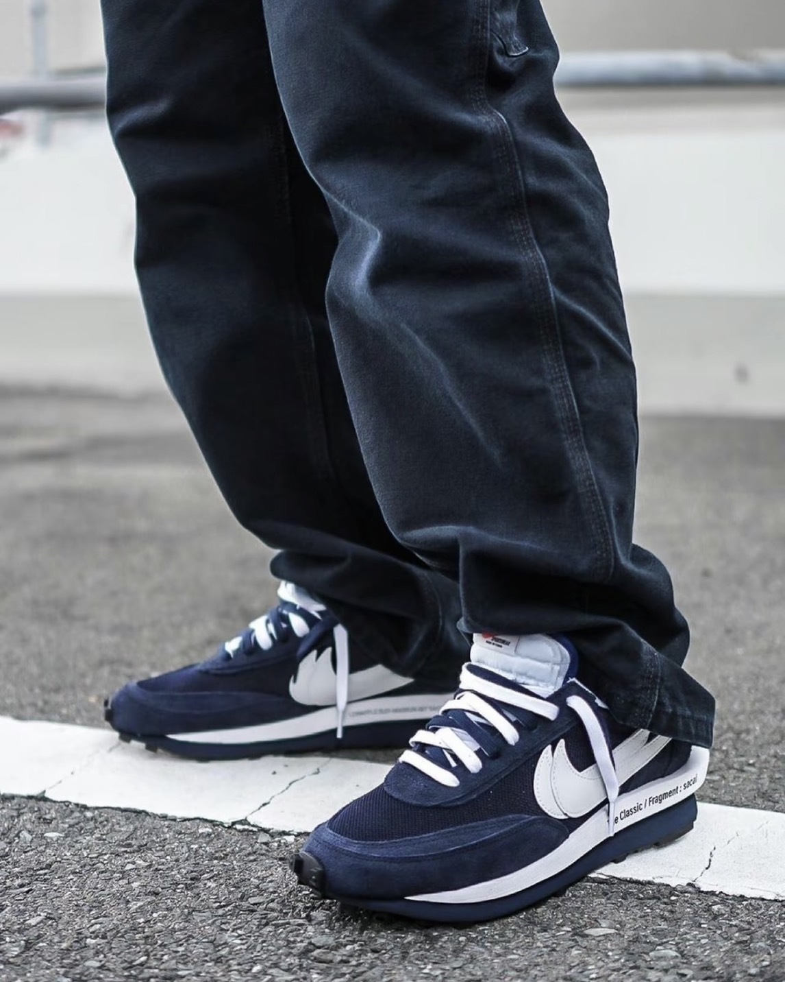 KTQ STORE ‧  Sacai X Fragment Design X Nike 三方聯名深藍 DH2684-400