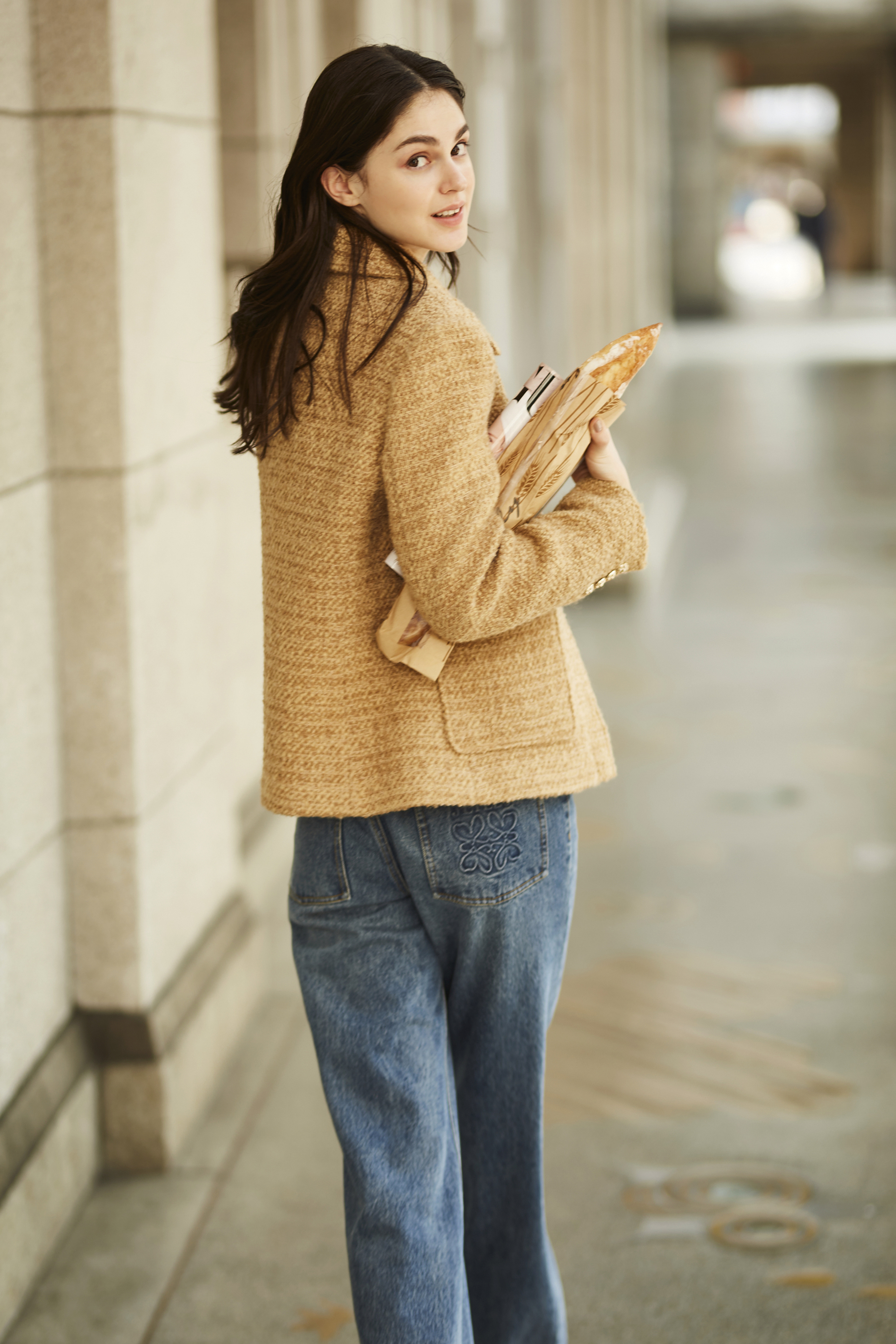 BC15116D1 駱駝商隊洞穴壁畫外套