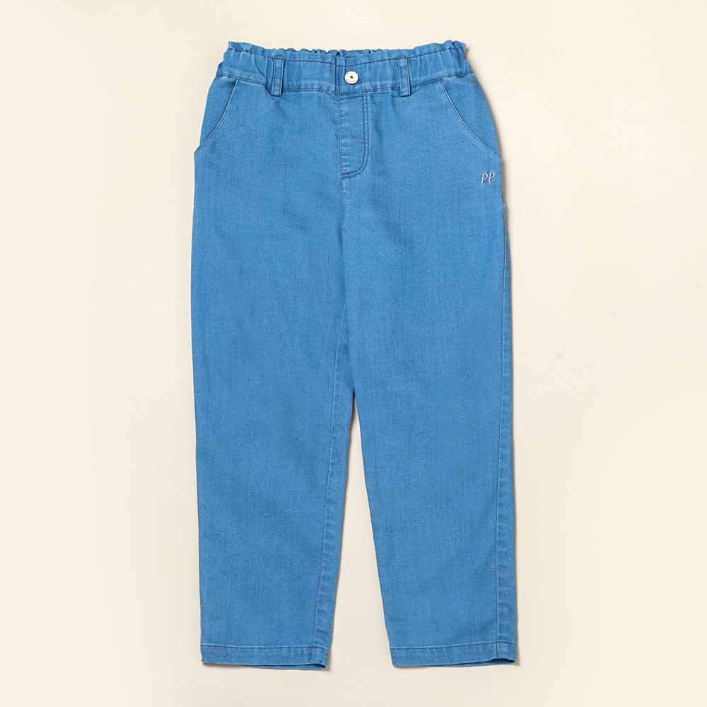 PIPPY 舒適天絲棉休閒長褲 藍