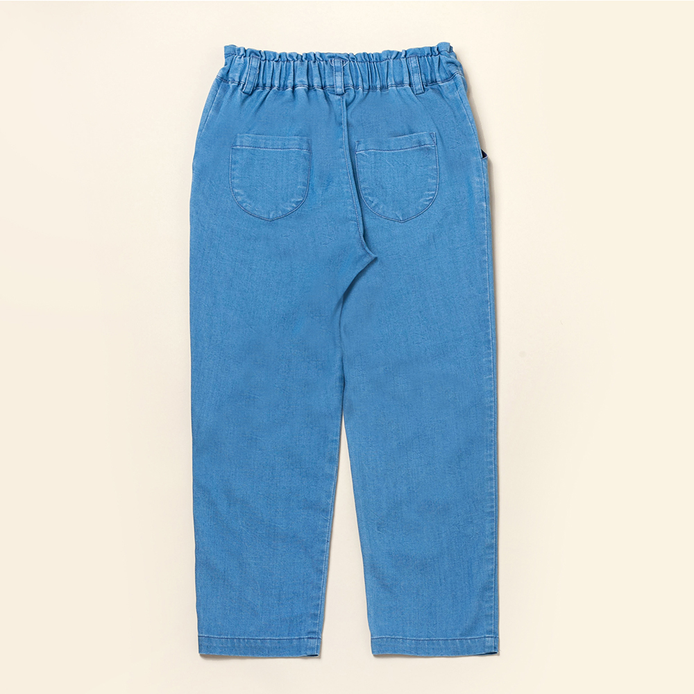 PIPPY 舒適天絲棉休閒長褲 藍