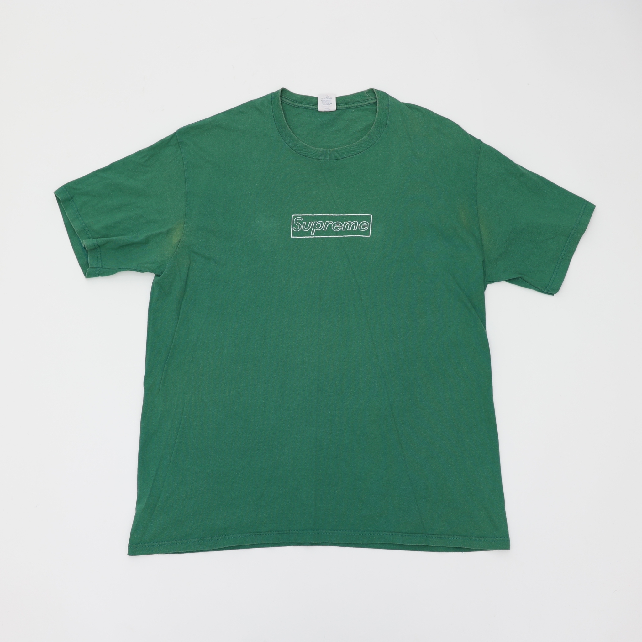 二手商品) SUPREME KAWS CHALK BOX LOGO TEE