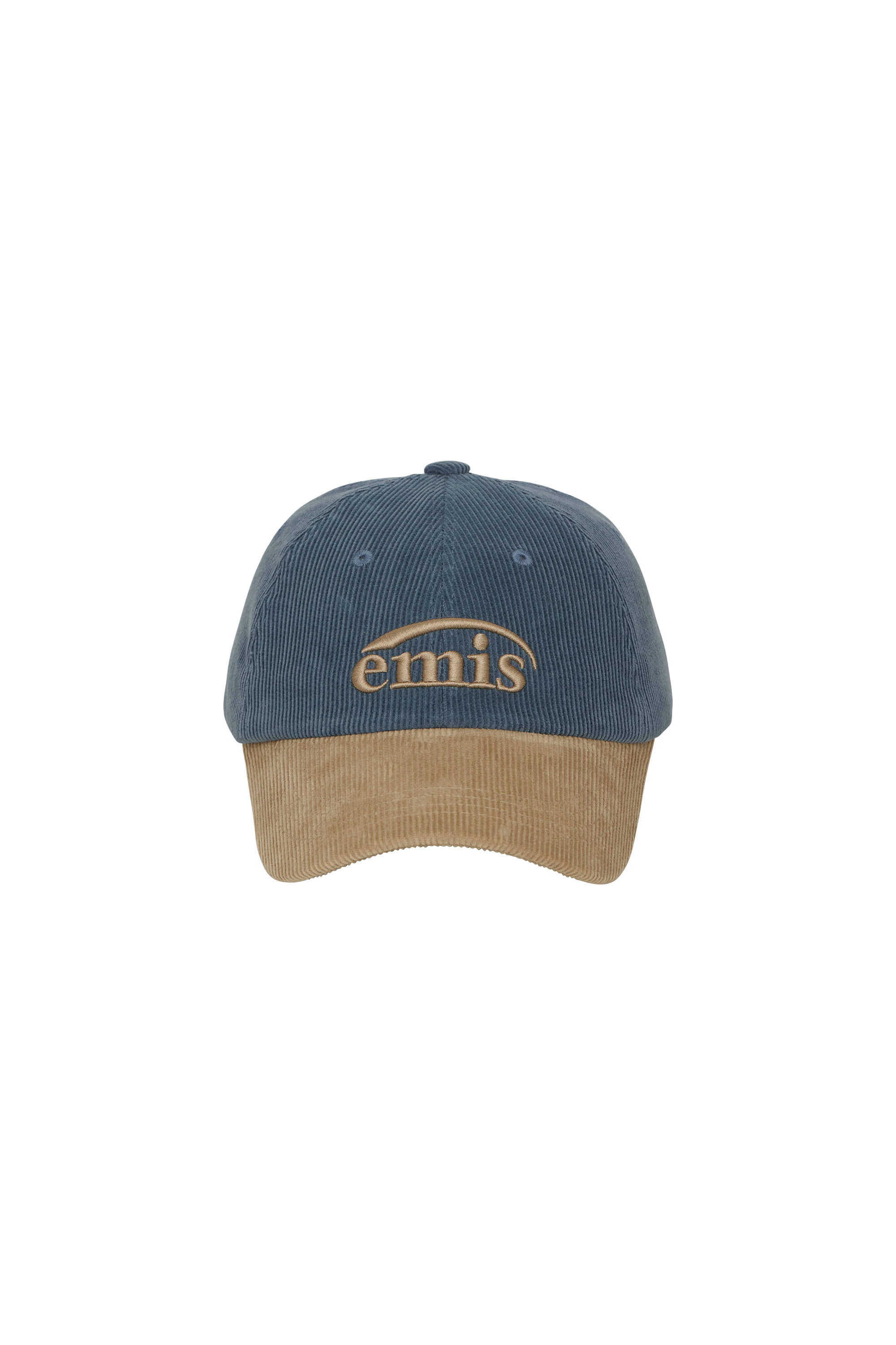 emis CORDUROY TWO-TONE BALL CAP - BLUE