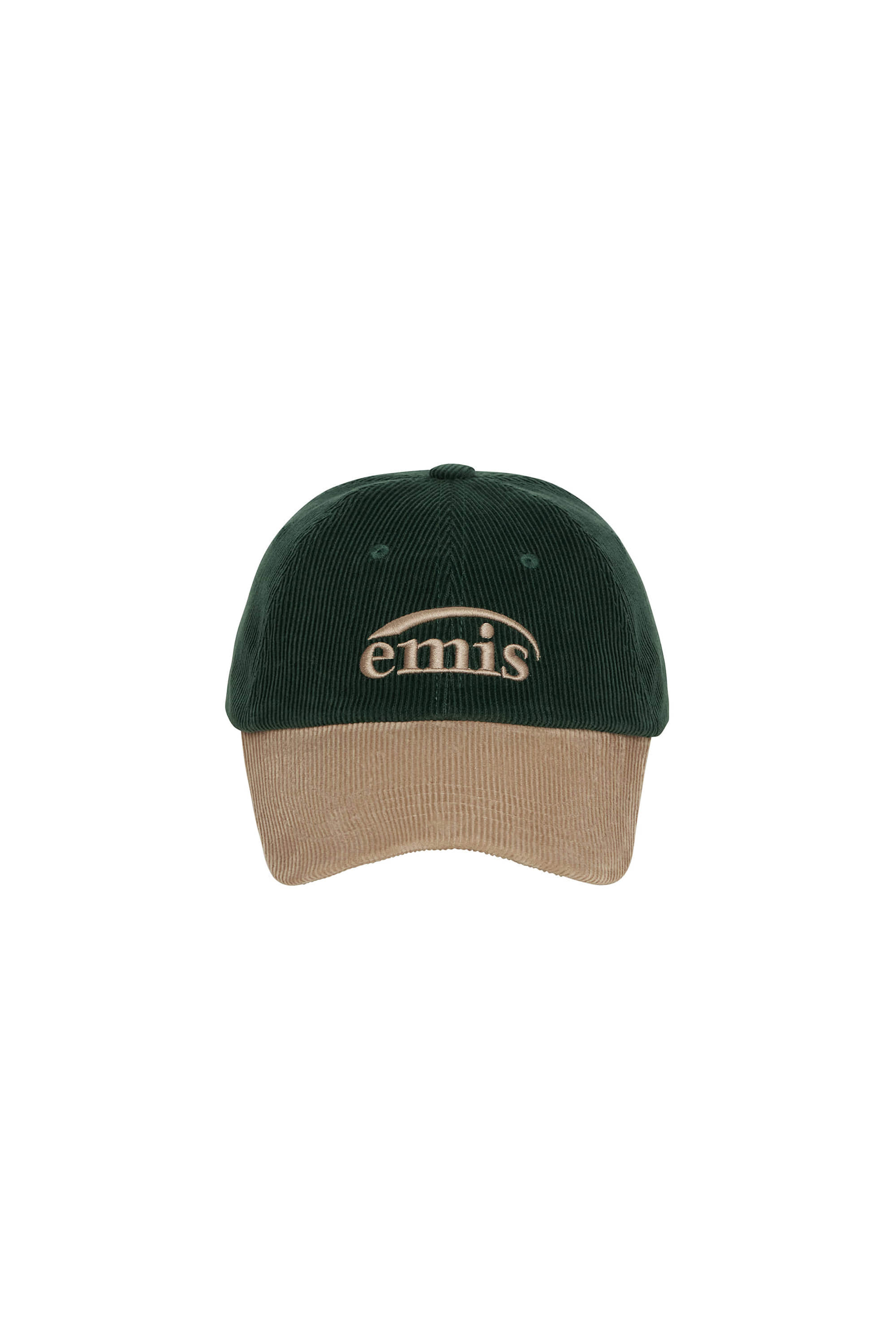 emis CORDUROY TWO-TONE BALL CAP - GREEN