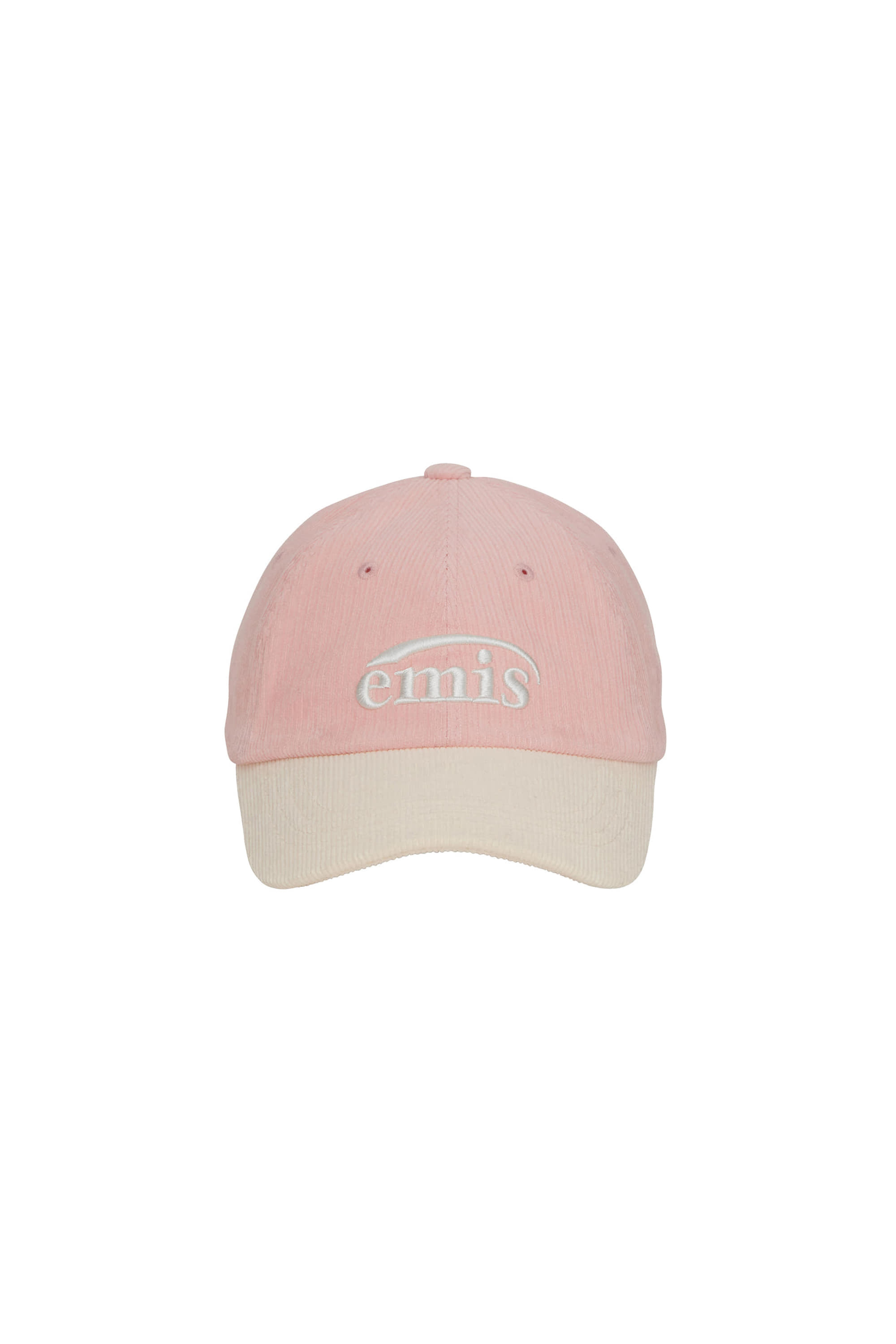 emis CORDUROY TWO-TONE BALL CAP - LIGHT PINK