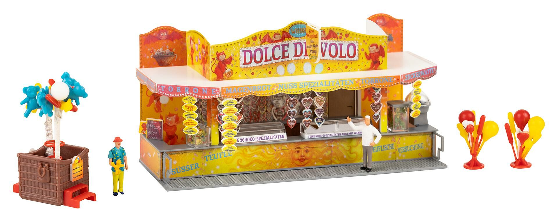 Faller 140474 HO scale Sweets stall and balloon artist