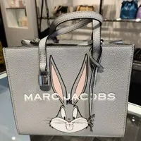 [S] MARC JACOBS 4R3HTT007H02-034 BUGS BUNNY PRINT TOTE BAG,ROCK GREY, 196611110815 (SMJ213)