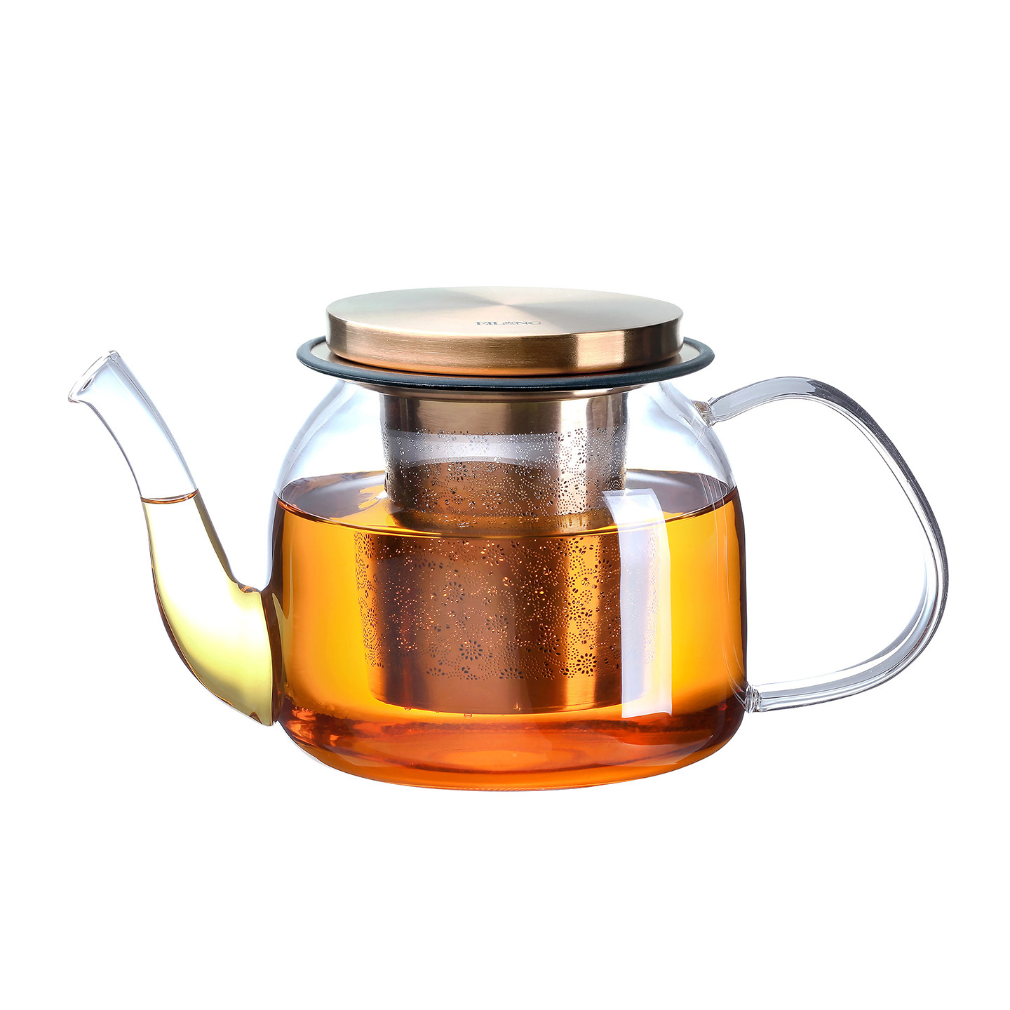 璀璨玻璃茶壺 650ml (鈦金)