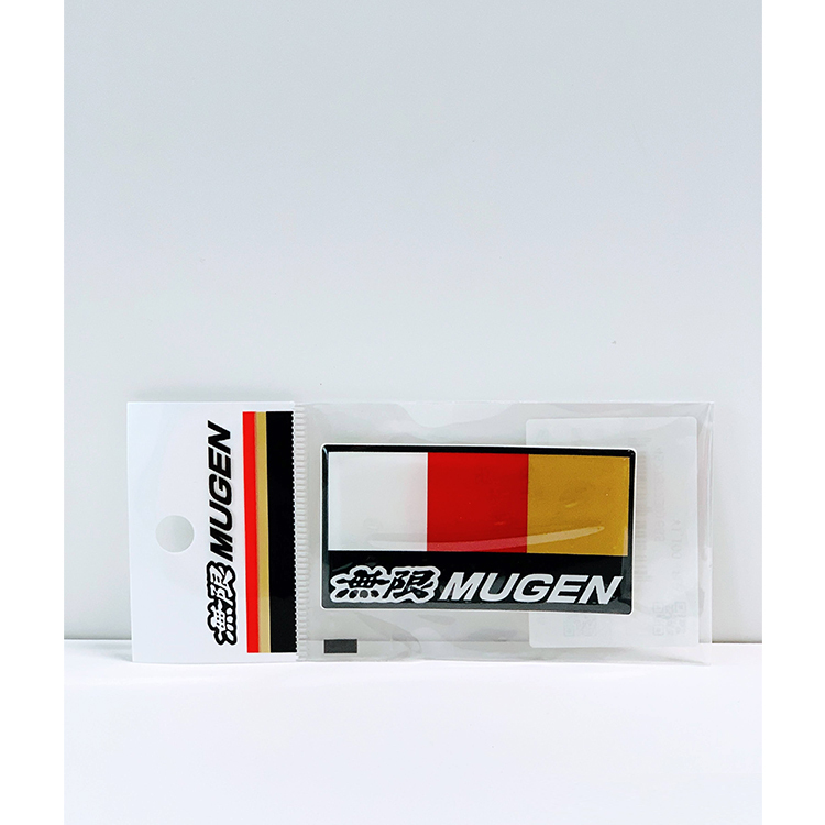 MUGEN 無限 三色立體標誌 貼紙 MUGEN字樣