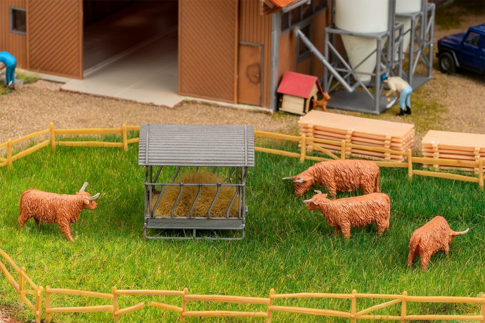 Faller 151926 HO規 高地牛.紅色