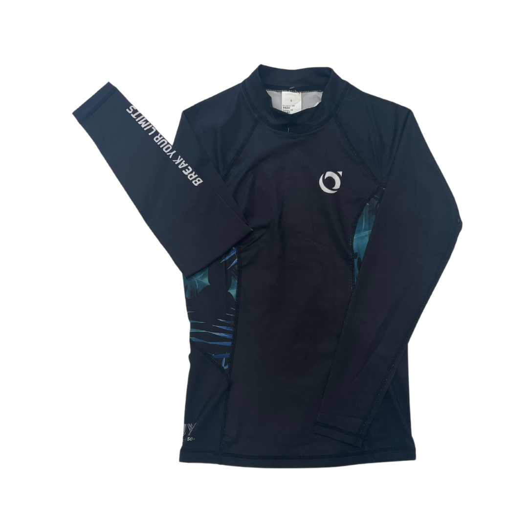 水呼吸Breathe 女款抗UV 水母衣 黑棕梠