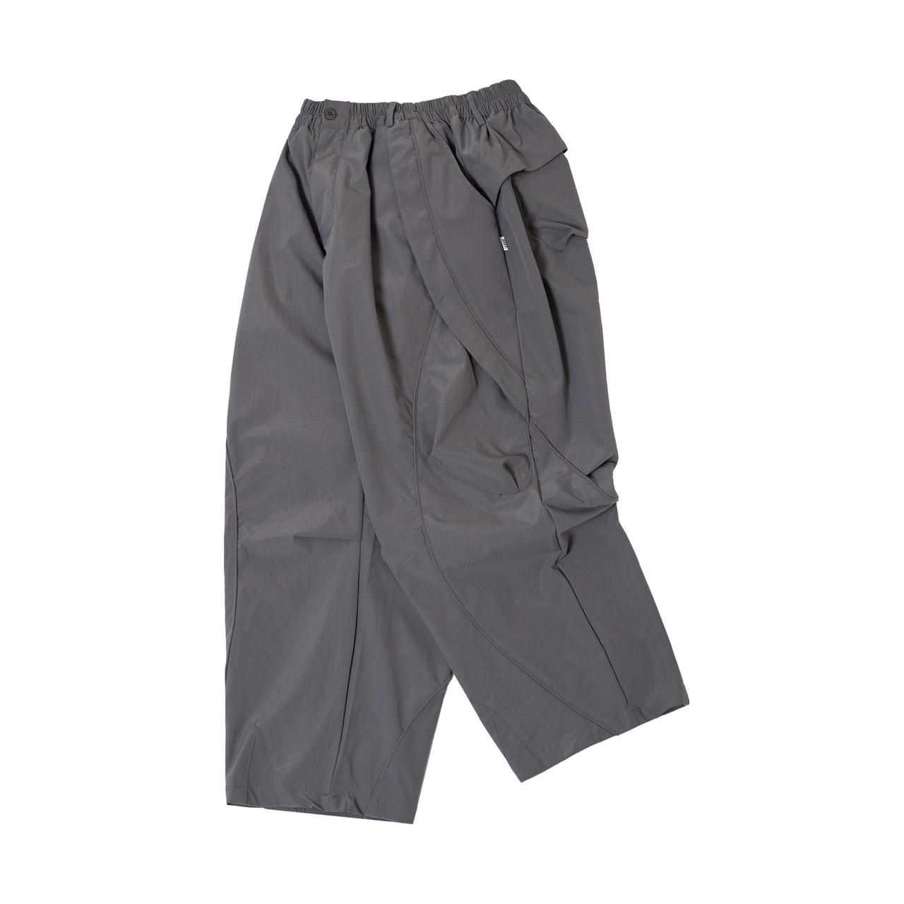 ANST 出芽裁片剪裁寬褲 灰藍/深灰 ST.29