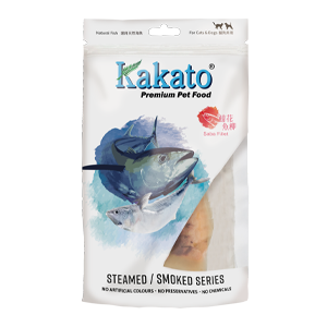 Kakato - 煙燻蒸煮小食-鯖花魚柳 (貓狗食用) 20g x 4/pack