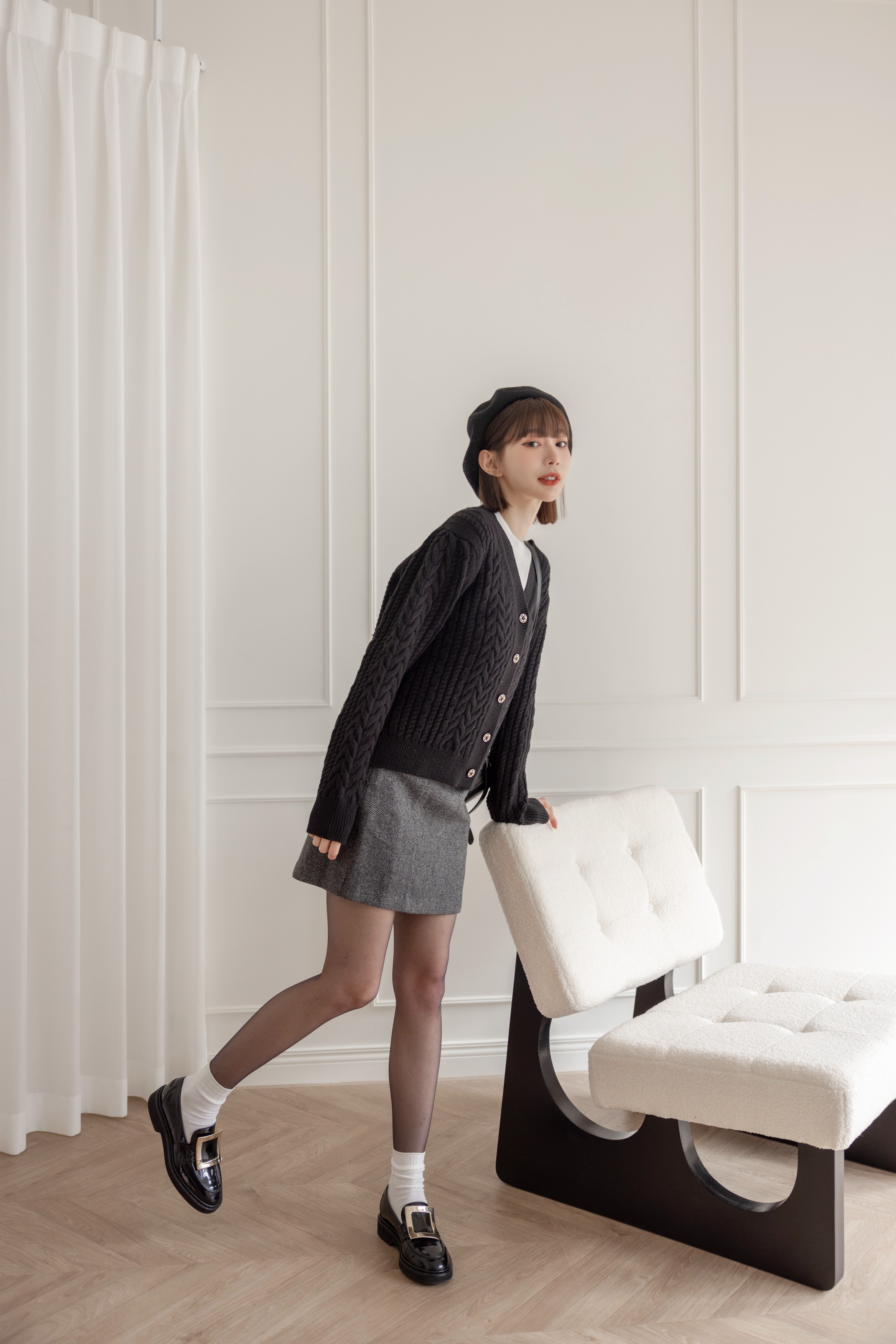 法式羊毛厚磅針織