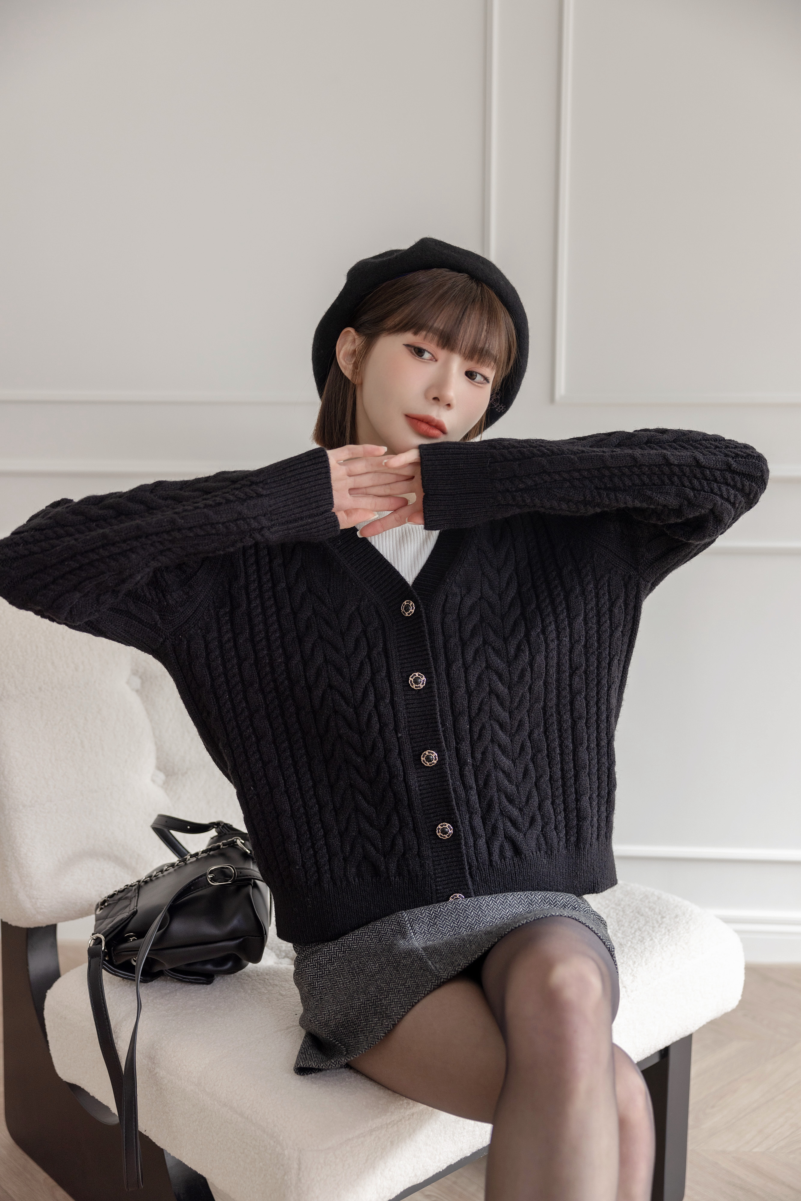 法式羊毛厚磅針織