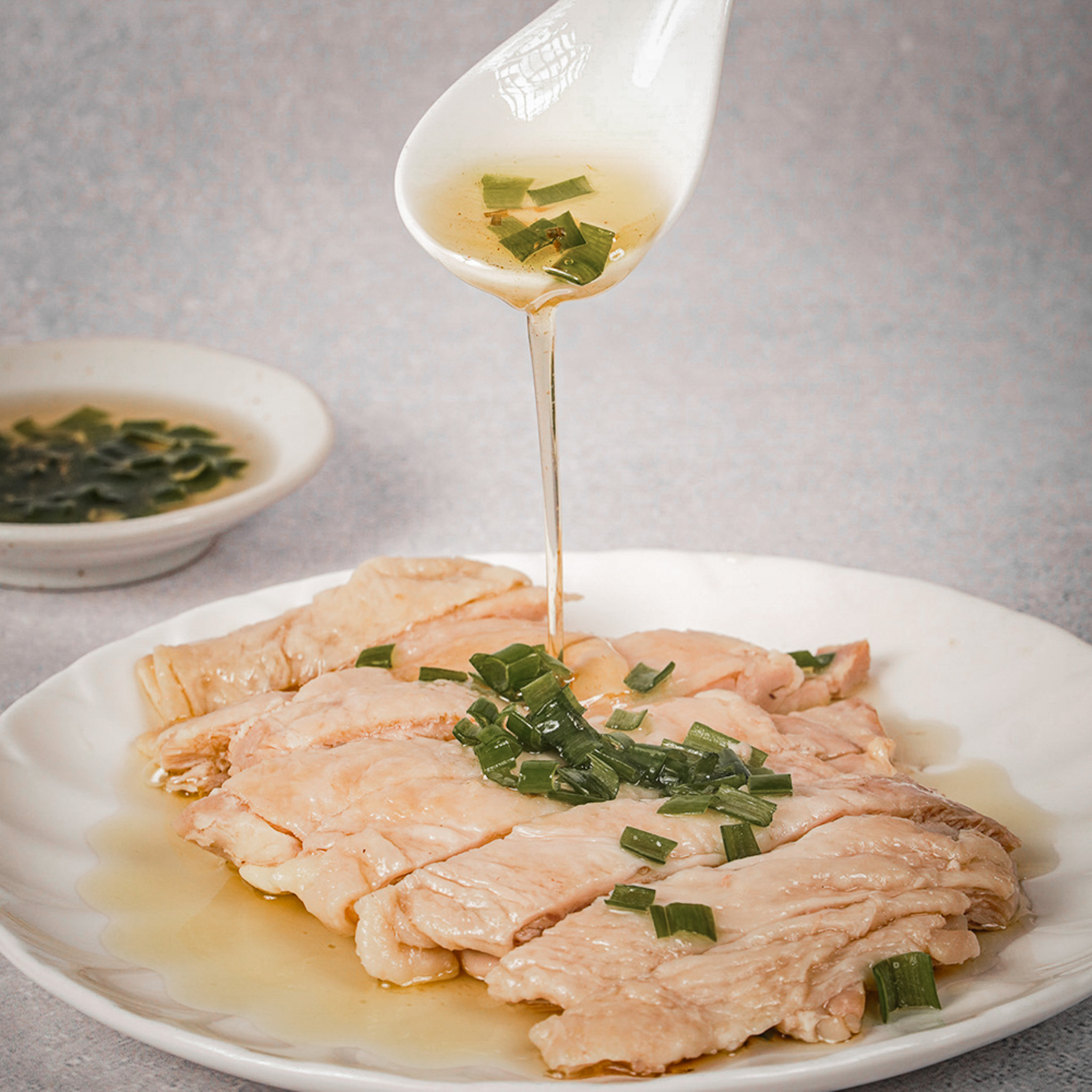 【上山吃飯】香香無骨蔥油雞腿