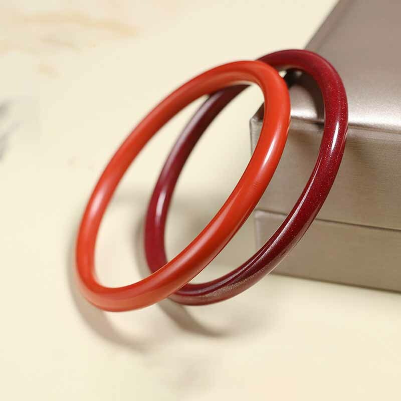 【玉鐲】帝王朱砂/紫金砂