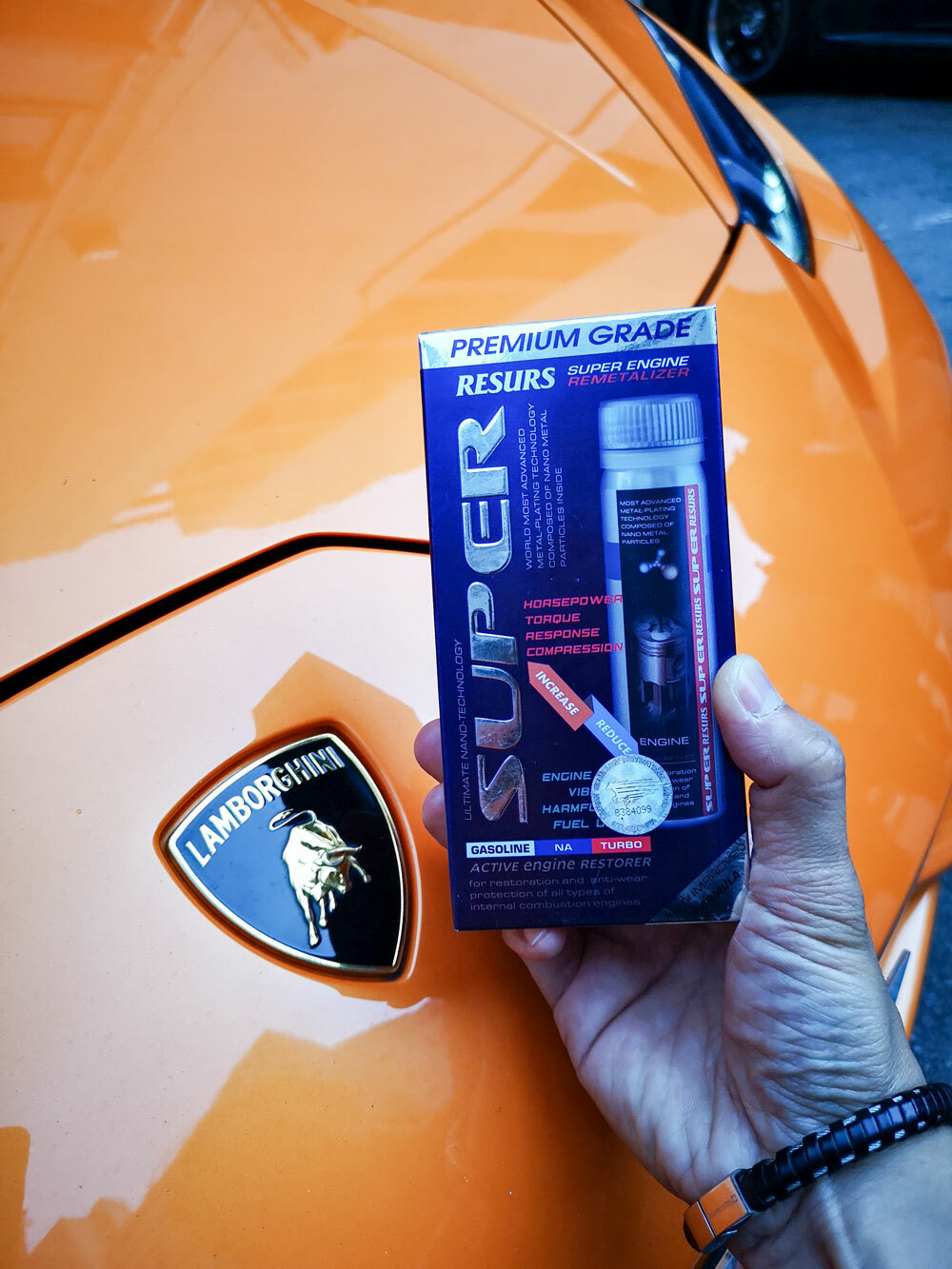 super resurs engine restorer nano lamborghini huracan