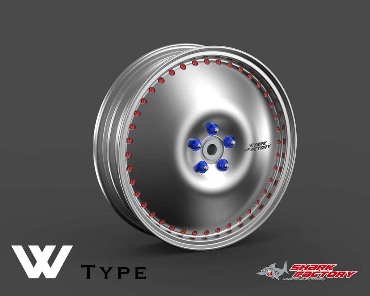 鯊魚工廠  W/X款 鍛造輪框