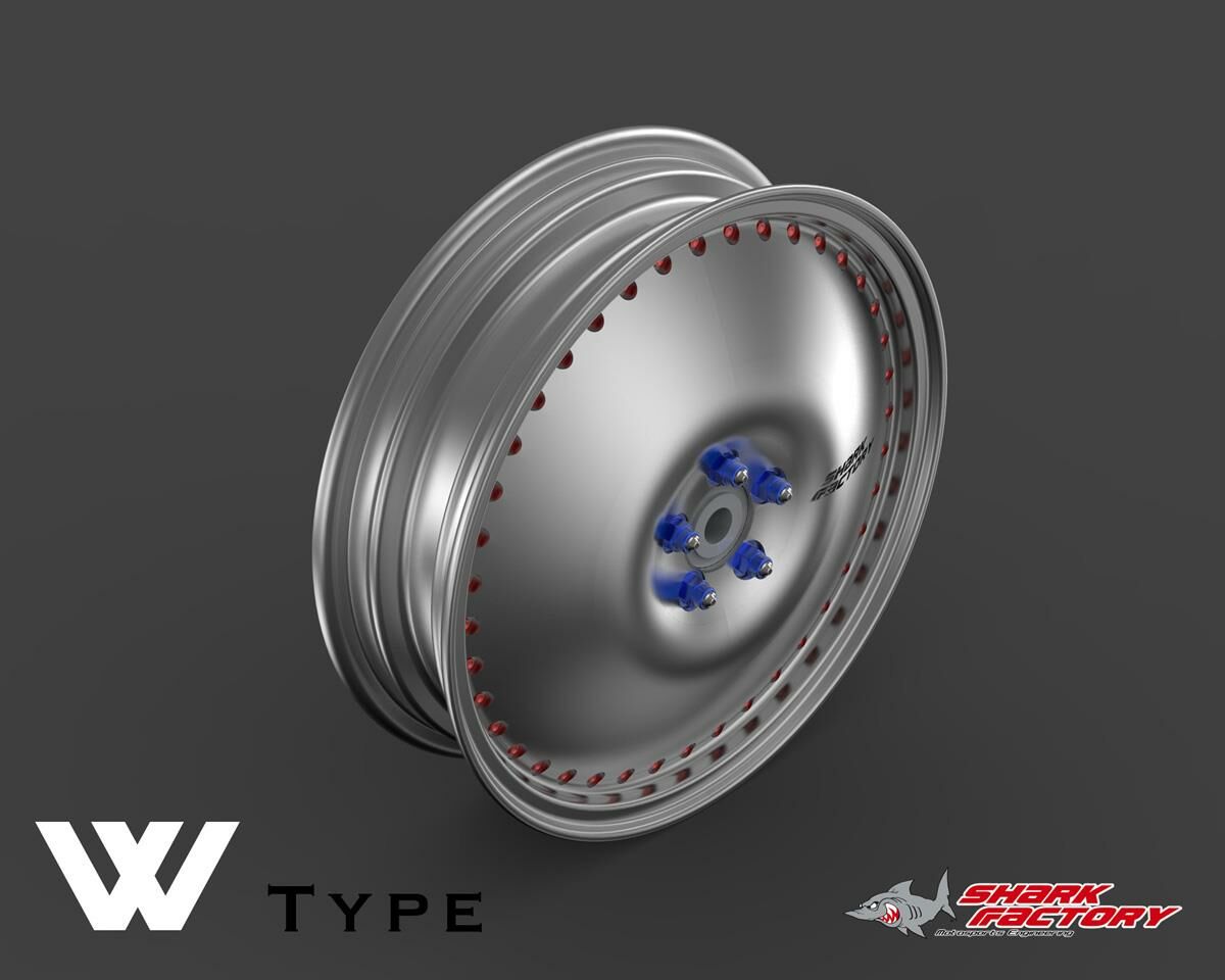 鯊魚工廠  W/X款 鍛造輪框