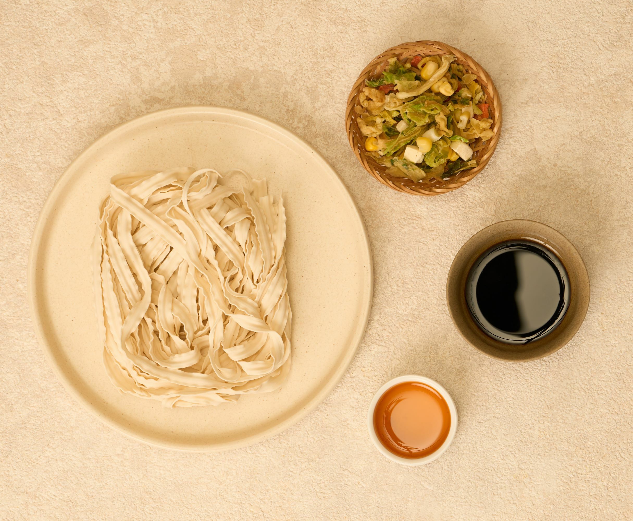 油蔥口味（4入/袋）- 原境乾拌麵（五辛素）