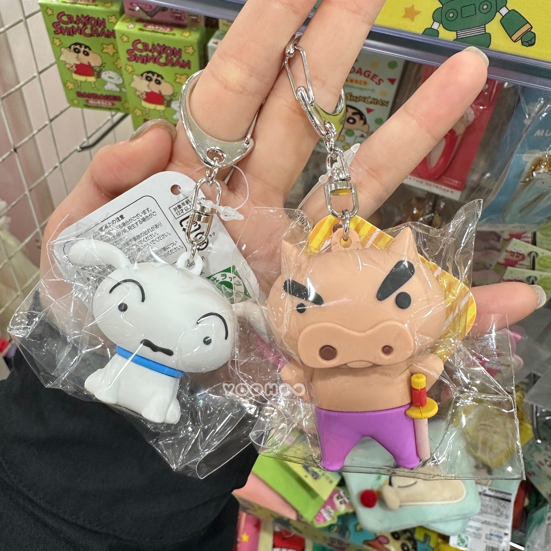 現貨┃日本 蠟筆小新 小白 肥嘟嘟左衛門 吊飾