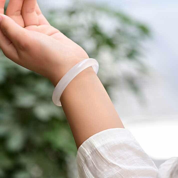 【玉鐲】白月光-白玉隨