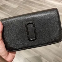 [S] MARC JACOBS S125LO1FA21 SNAPSHOT LEATHER CHAIN CROSSBODY,BLACK, 191267934495 (SMJ247)