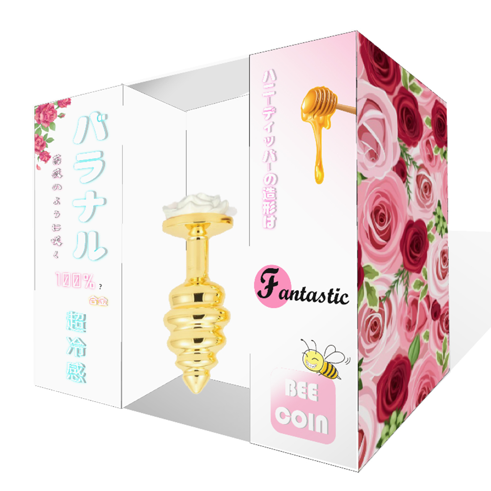 NPG 超冷感肛門錐 S 白玫瑰