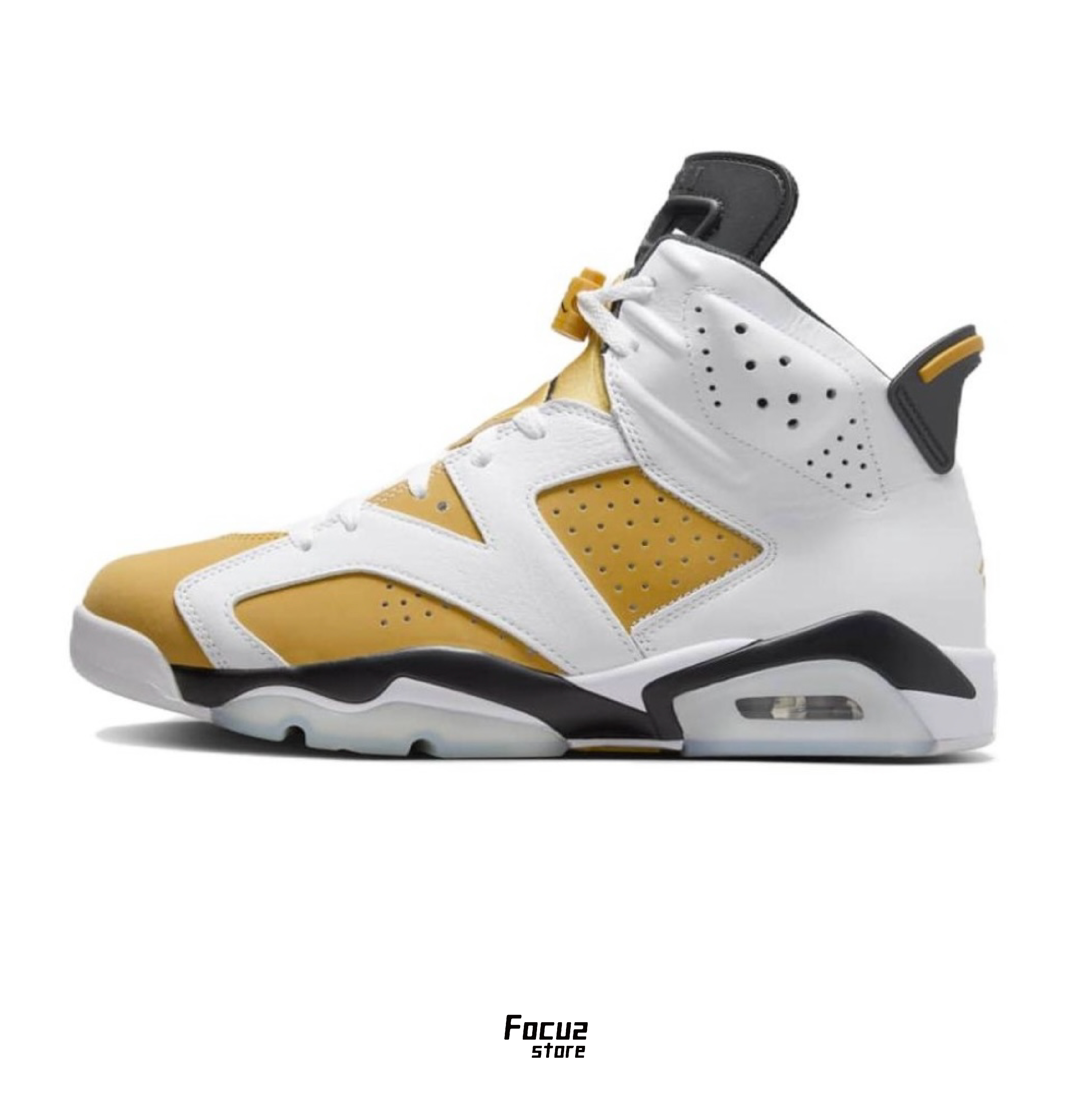 【Focus Store】現貨秒發 Nike Air Jordan 6 Retro "Yellow Ochre" 黃白 CT8529-170