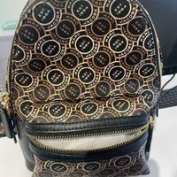 [S] MARC JACOBS H303M12FA22 SIGNATURE CANVAS MINI BACKPACK,BLACK MULTI, 196611004848 (SMJ256)