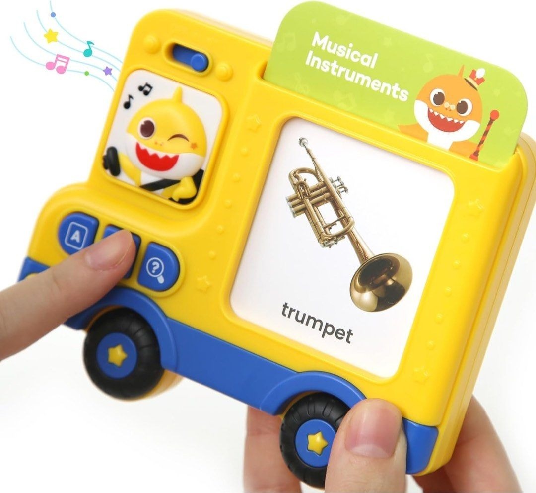 Baby Shark英文讀卡認字巴士