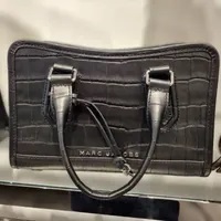 [S] MARC JACOBS H705L01RE22 CROC EMB. DRIFTER SMALL SATCHEL,BLACK, 196611019422 (SMJ261)