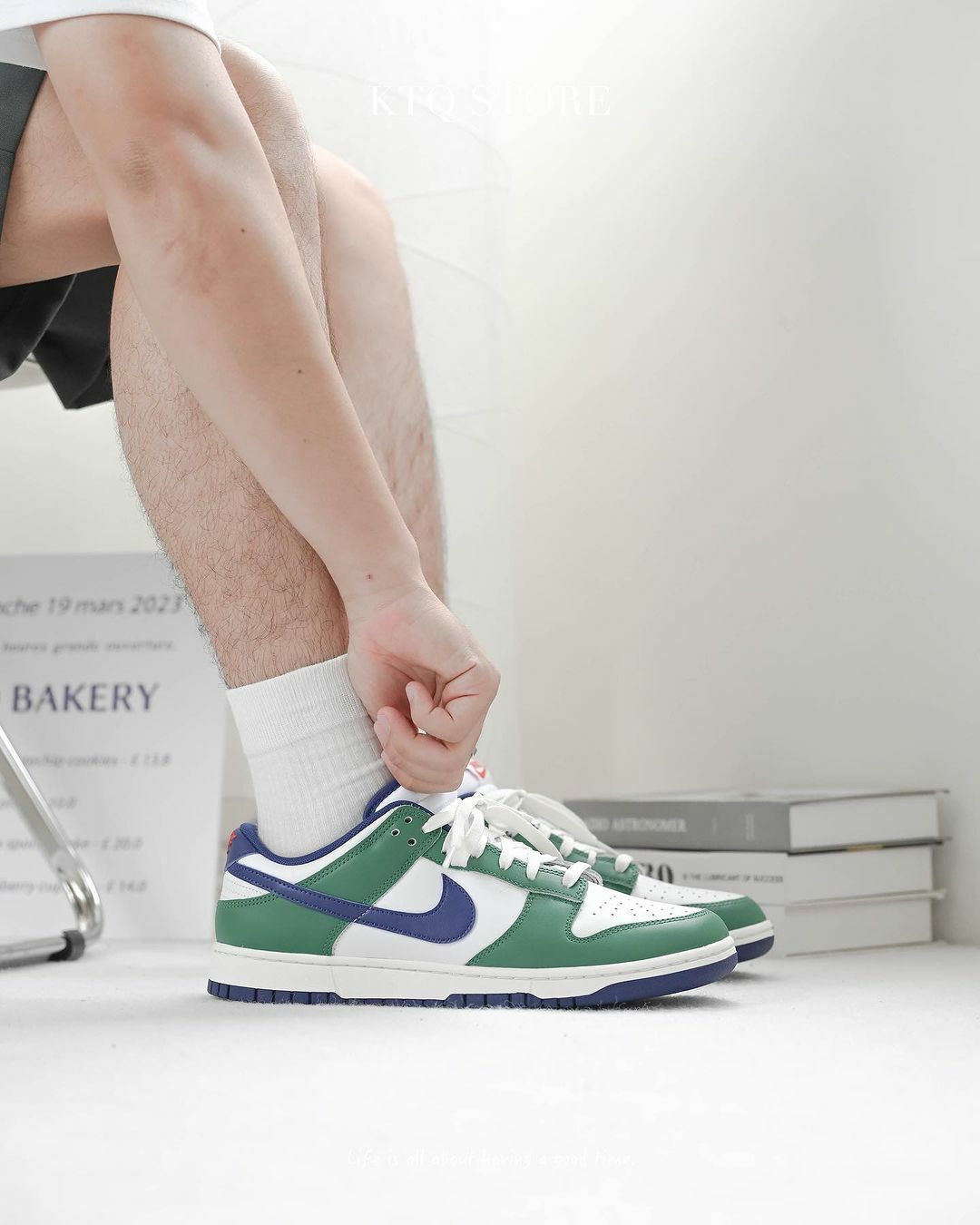 KTQ STORE ‧ Nike Dunk Low "Gorge Green Deep Royal" 綠 午夜藍 FQ6849-141