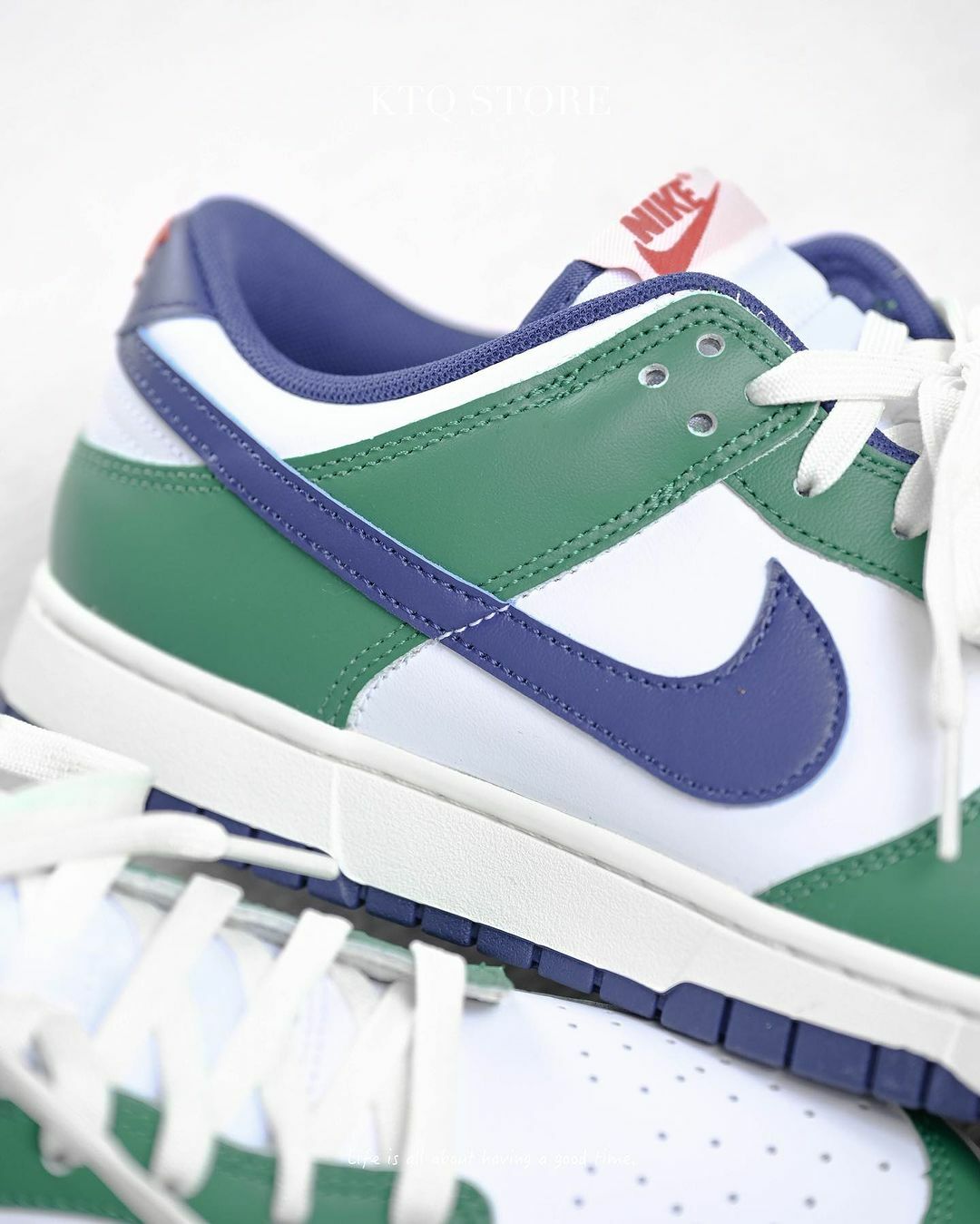 KTQ STORE ‧ Nike Dunk Low "Gorge Green Deep Royal" 綠 午夜藍 FQ6849-141
