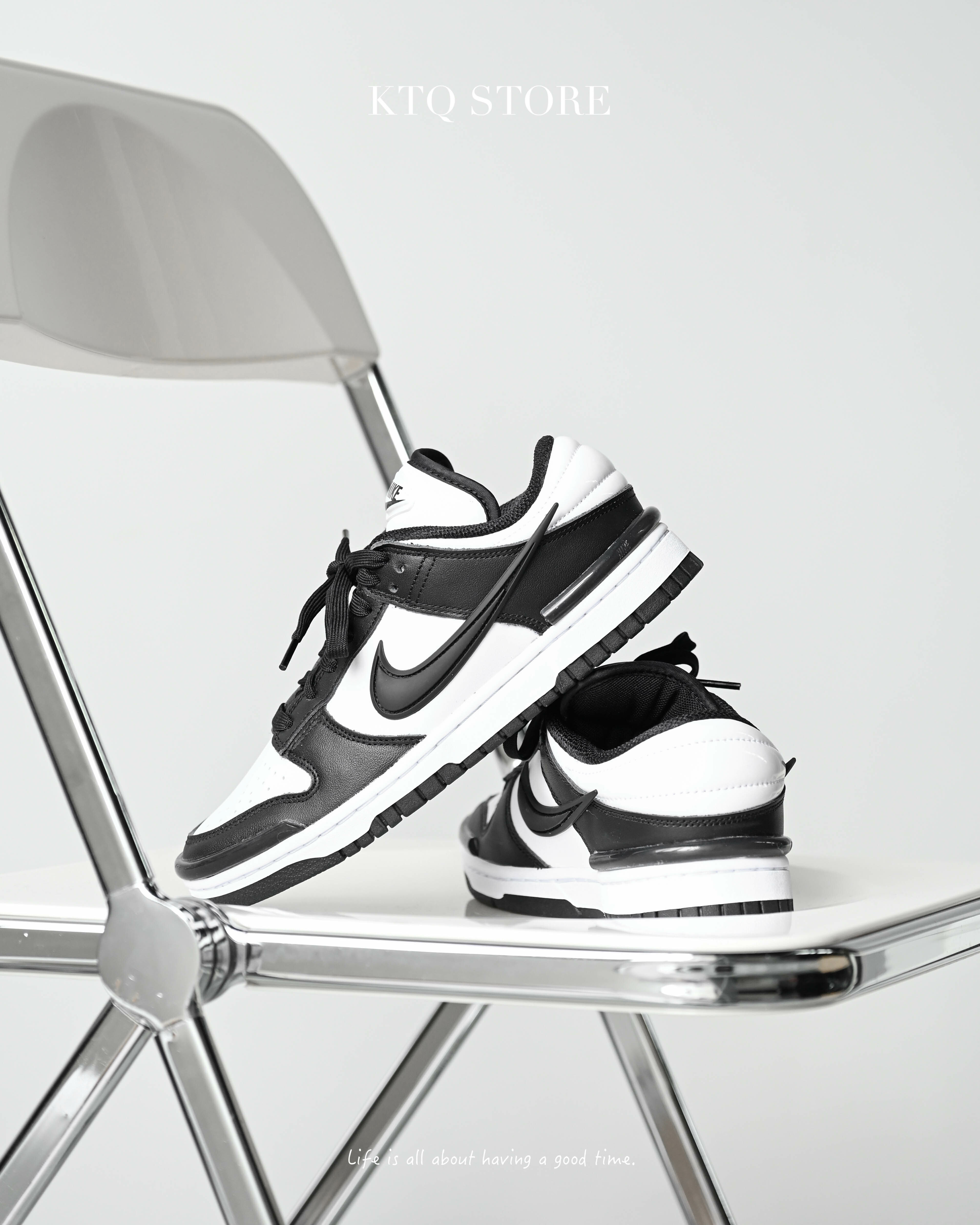 KTQ STORE ‧ Nike Dunk Low Twist "Panda" 黑白 平替版Ambush DZ2794-001