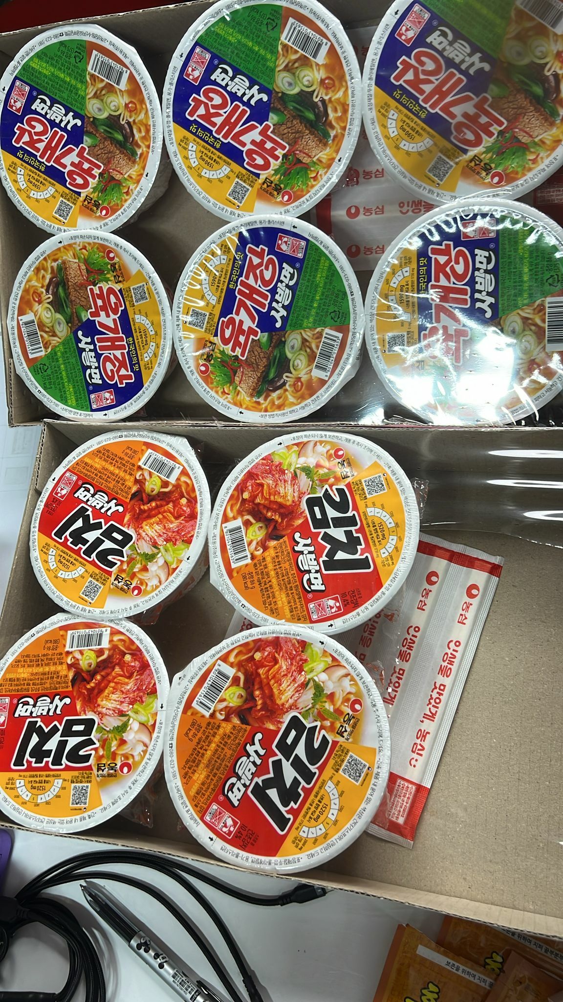 Kc5008 泡菜麵，牛肉麵 $59/1，$115/2