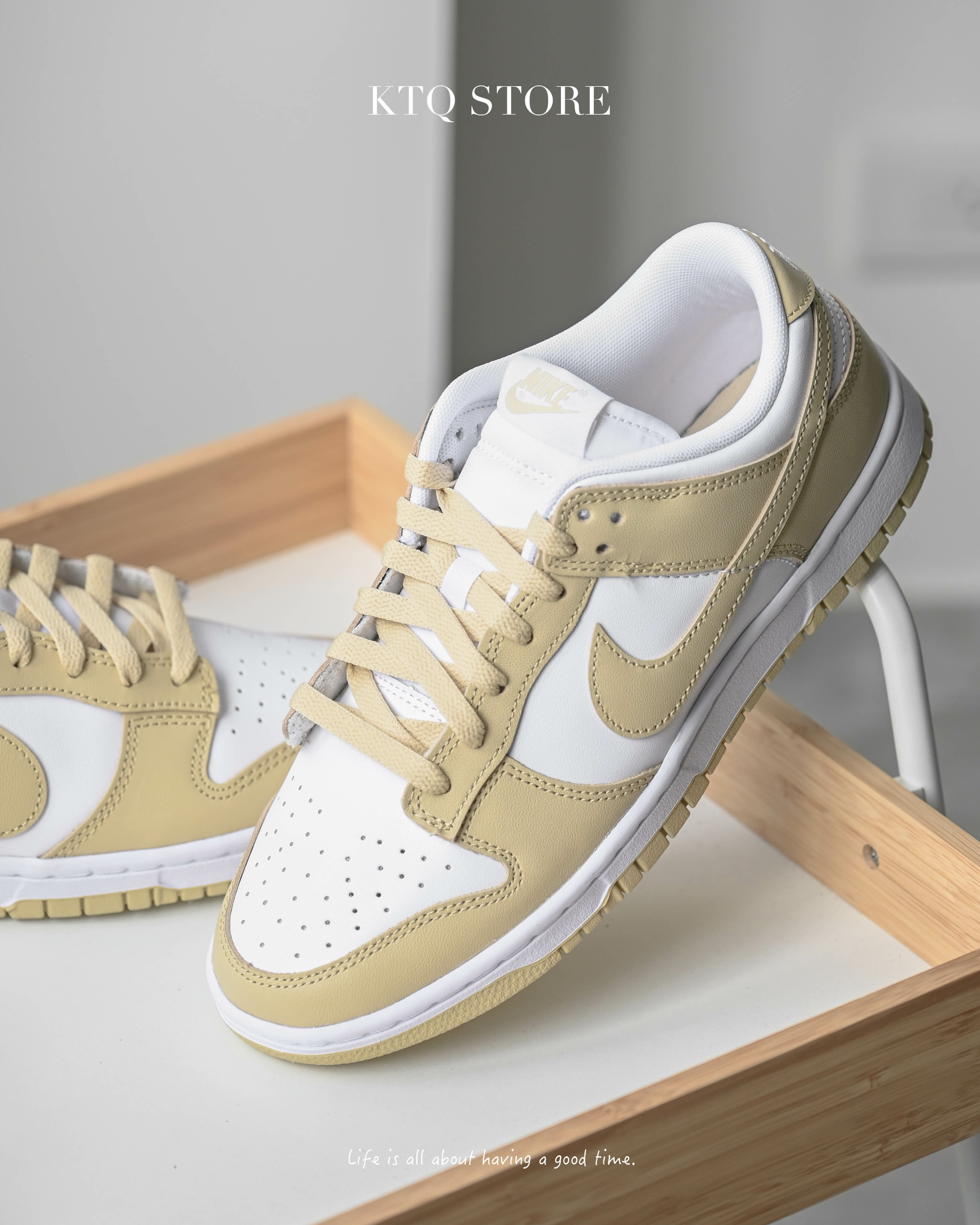 KTQ STORE ‧ Nike Dunk Low "Team Gold" 卡其小麥牛奶 DV0833-100