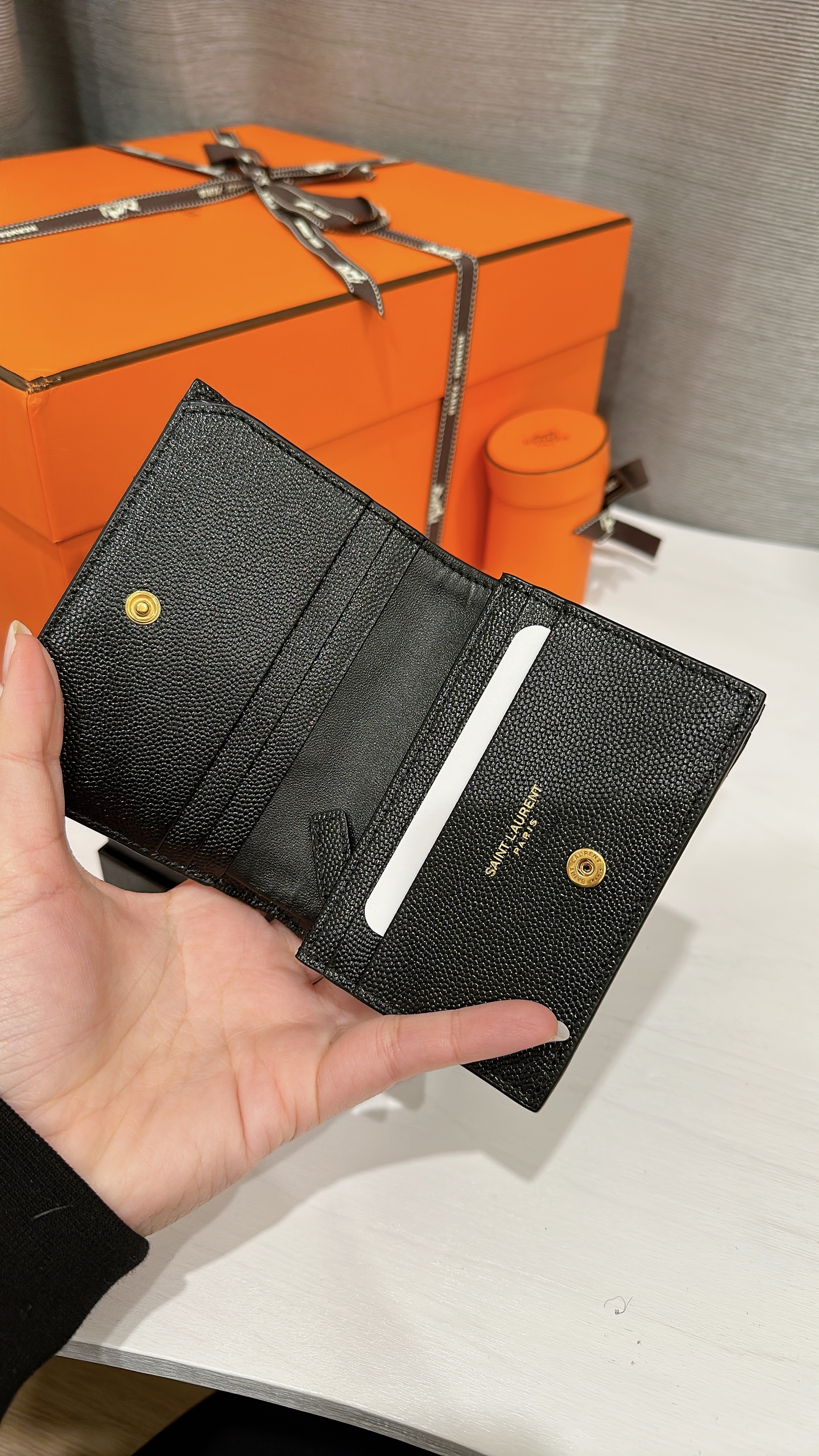 Saint Laurent Flap Mini Wallet