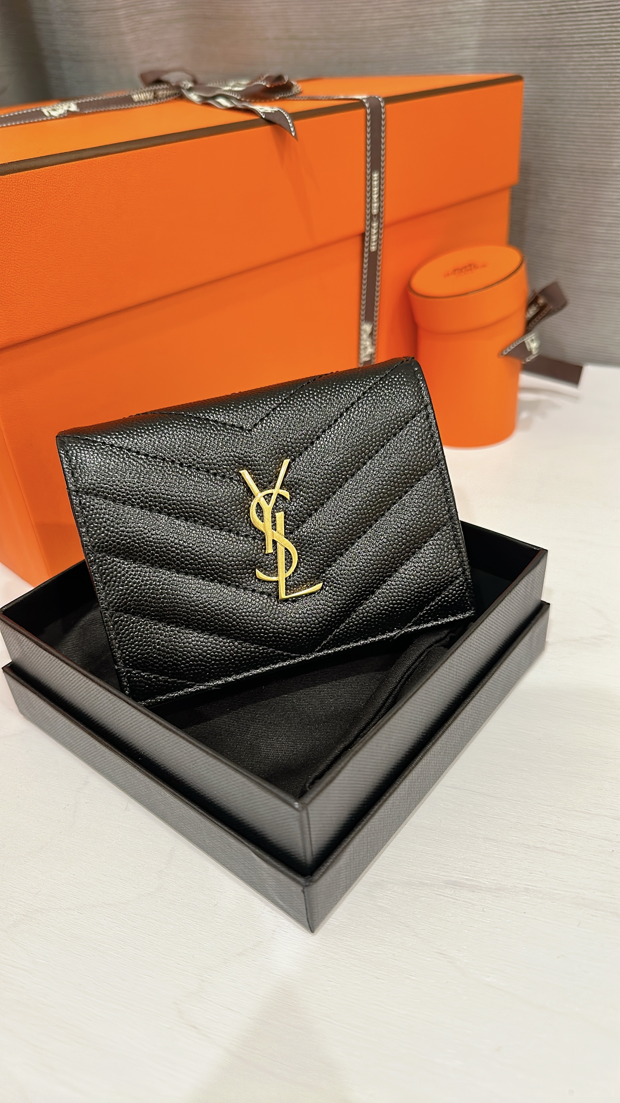 Saint Laurent Flap Mini Wallet