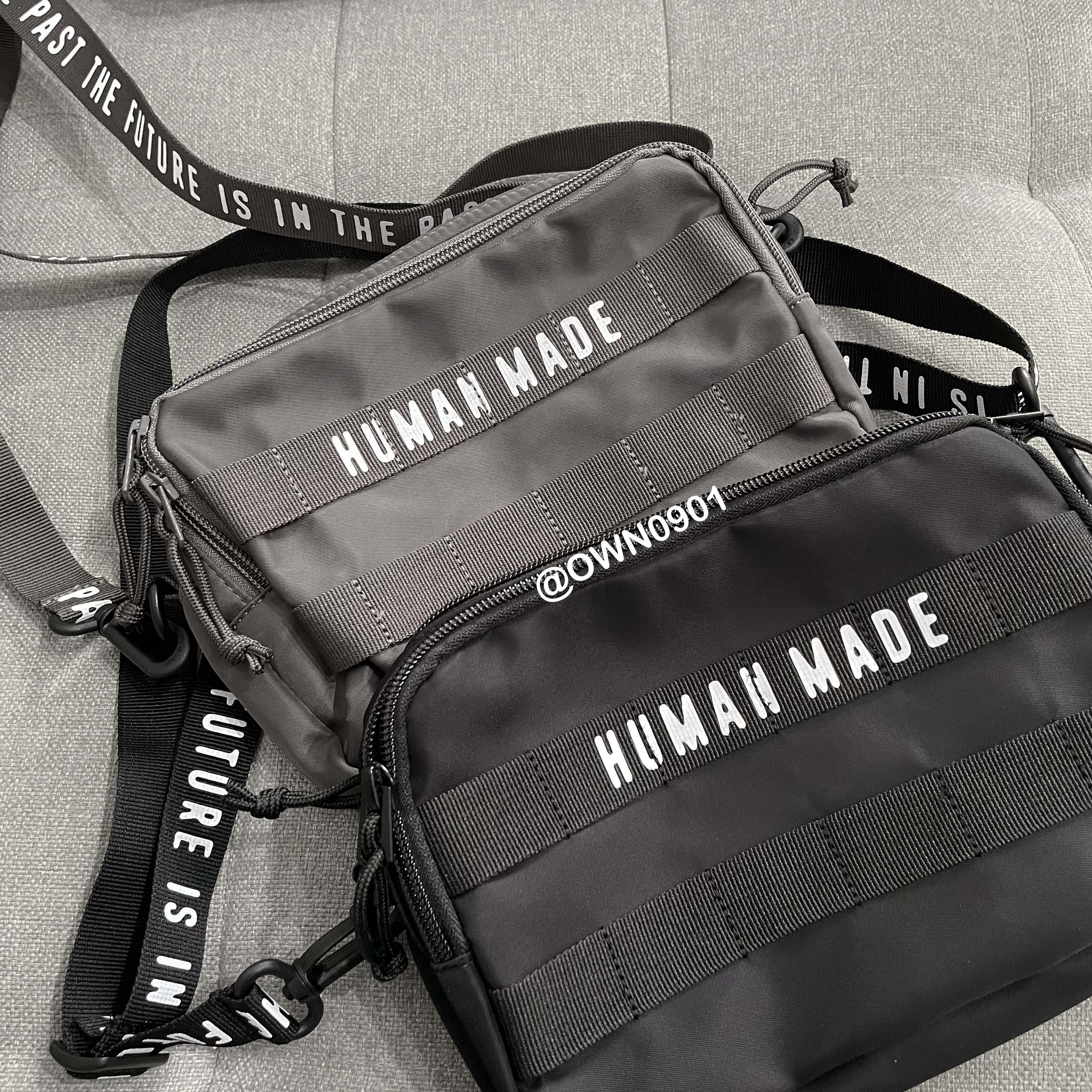 【OWN】HUMAN MADE 經典 造型 日系 軍工 工裝 造型 腰包 小包 側背包 灰色 黑色 軍綠 HM27GD101