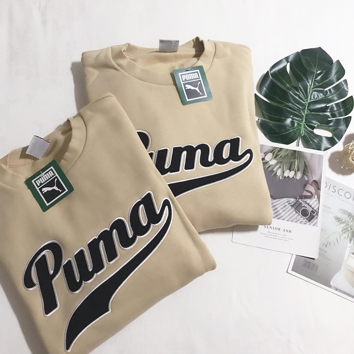 PUMA LOGO SWEATSHIRT  刺繡款