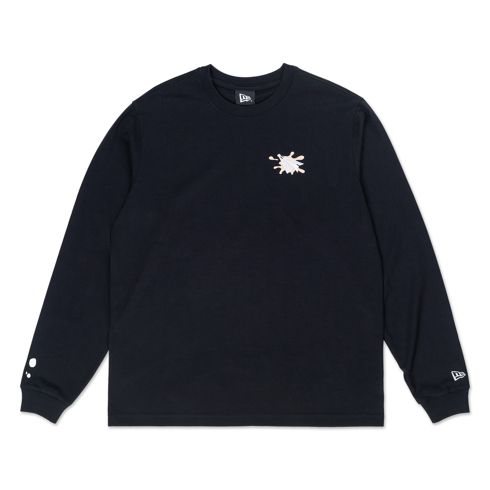 FLAKEY X NEW ERA Splash Ink 長袖 T-Shirt (黑)
