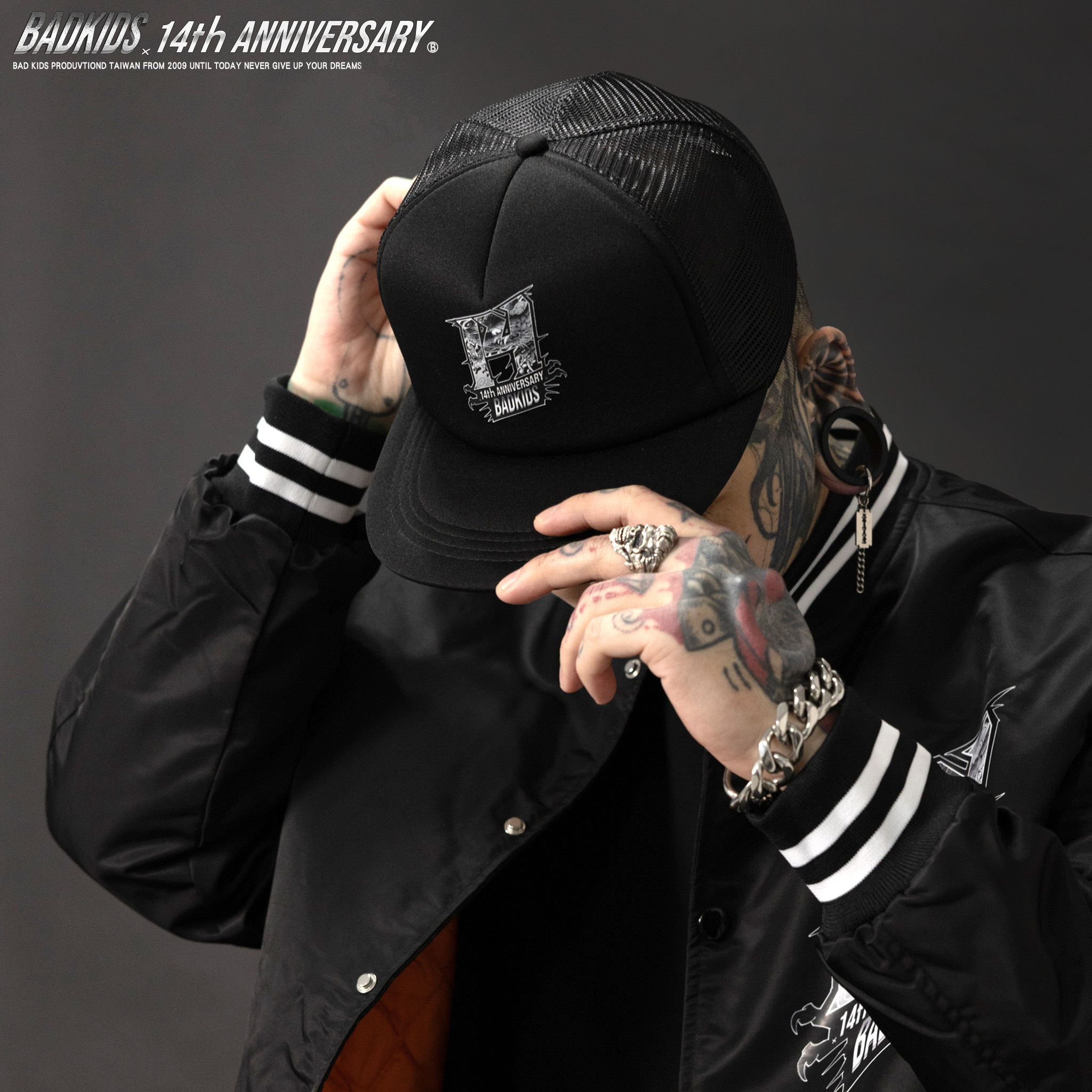 BAD KIDS 惡童23A/W 14th Mesh cap (14周年網帽/卡車司機帽)