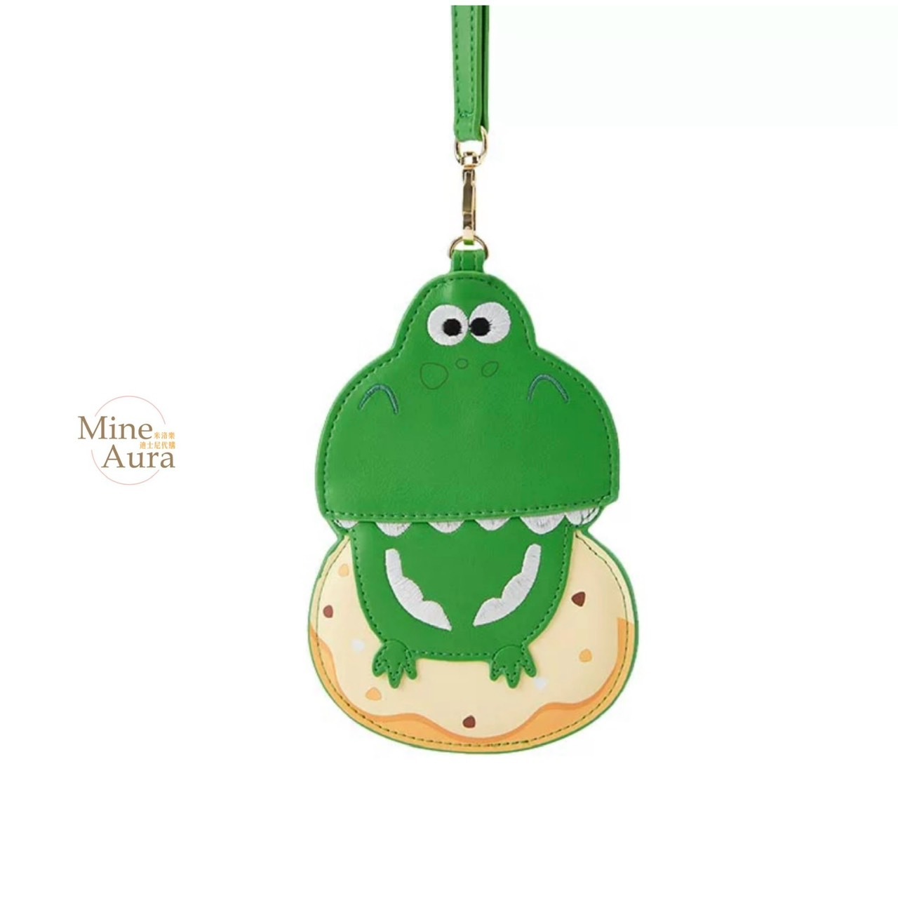 披薩星球系列 抱抱龍 Rex 甜甜圈造型 票卡包 玩具總動員 Toy Story -上海迪士尼商店