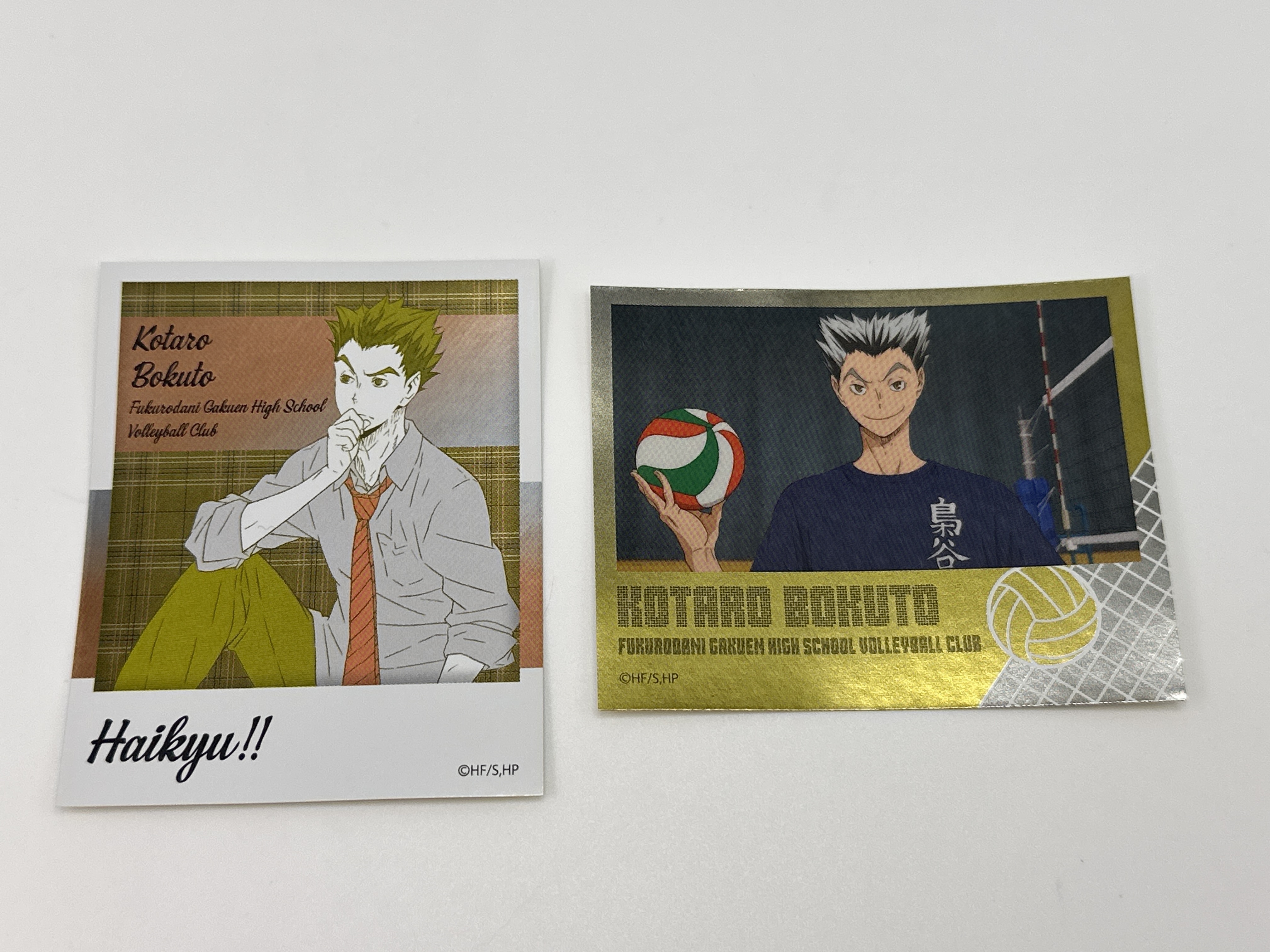 排球少年 木兔光太郎 燙金一彈圖 貼紙2張set