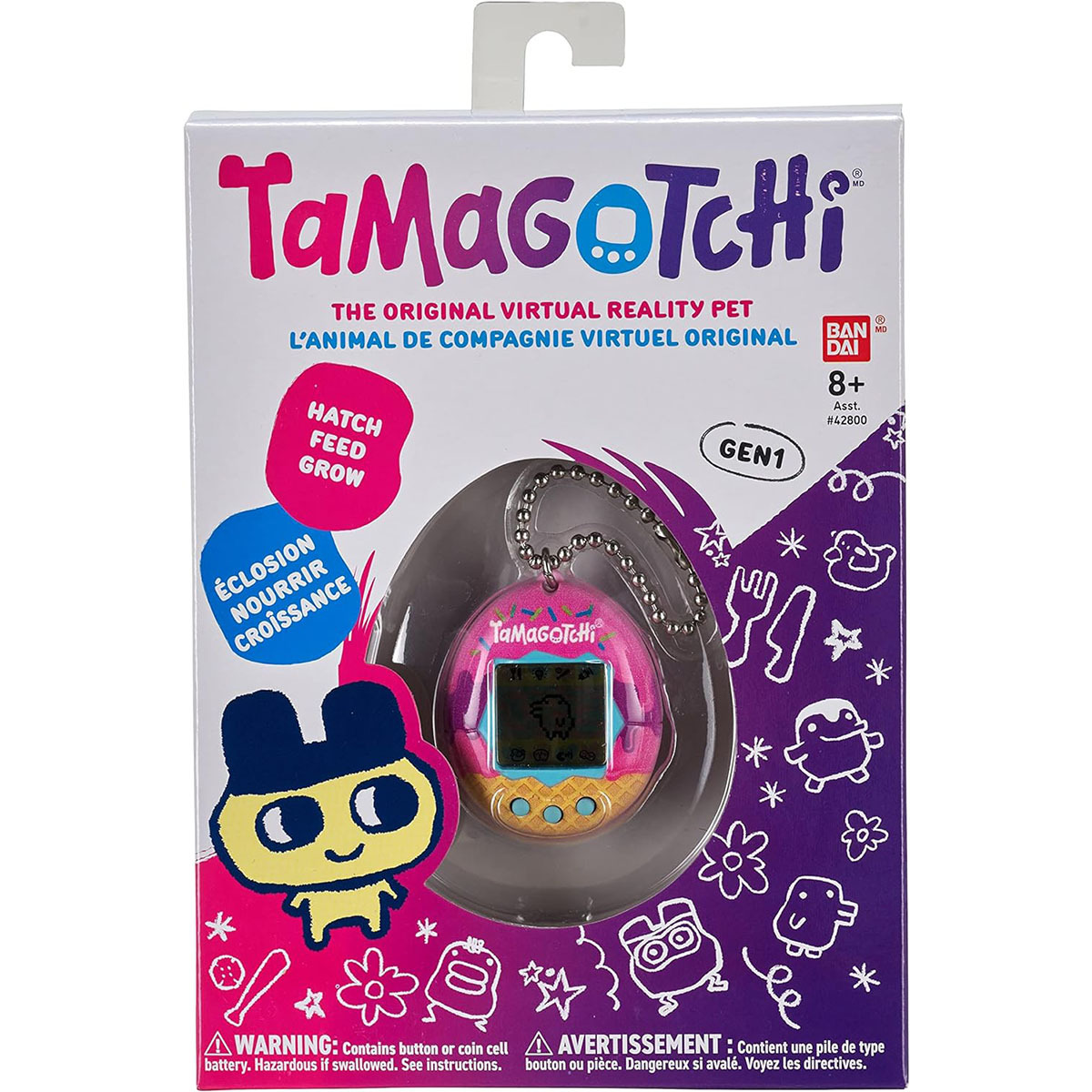 Tamagotchi雪糕圖案(英文版)